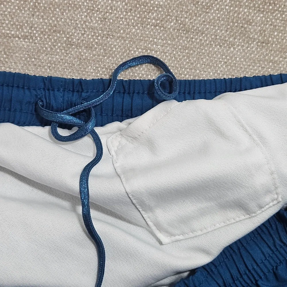 Nike Running Shorts Women Small Blue FIT DRY Mesh Trim 144172-422